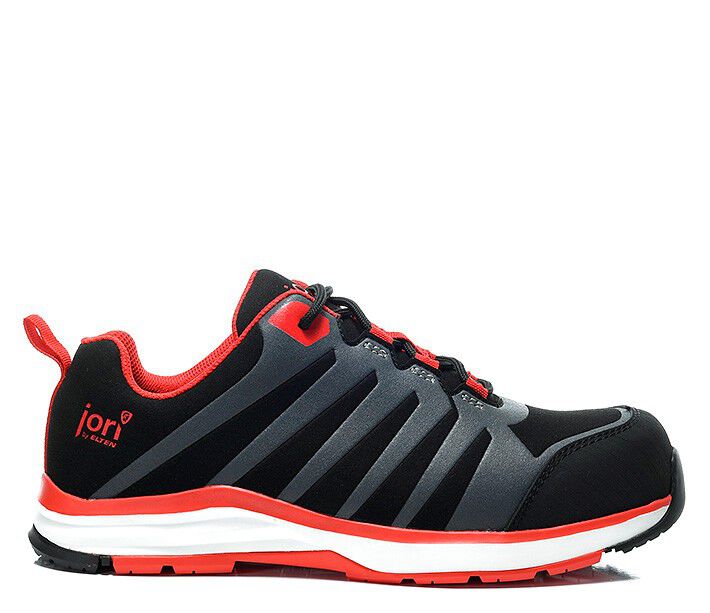 BUTY JORI JO_RAPID BLACK-RED LOW ESD S3