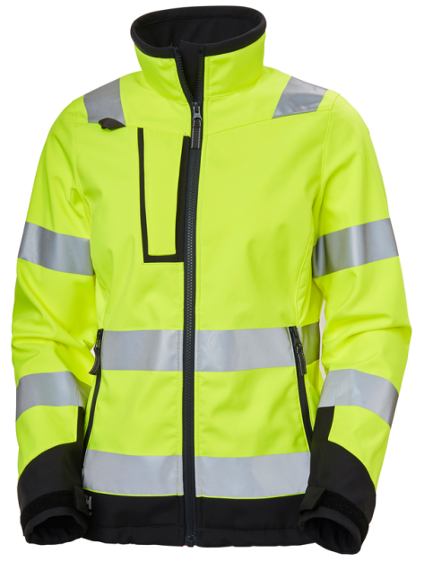 HELLY HANSEN W LUNA HI VIS SOFTS JACKET