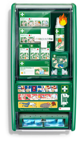 CEDERROTH APTECZKA ŚCIENNA FIRST AID & BURN STATION REF 51011003